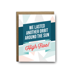 Another Orbit Around the Sun Anniversary Card
