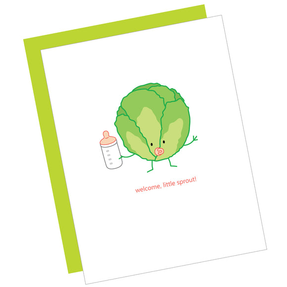 Welcome Little Sprout Card
