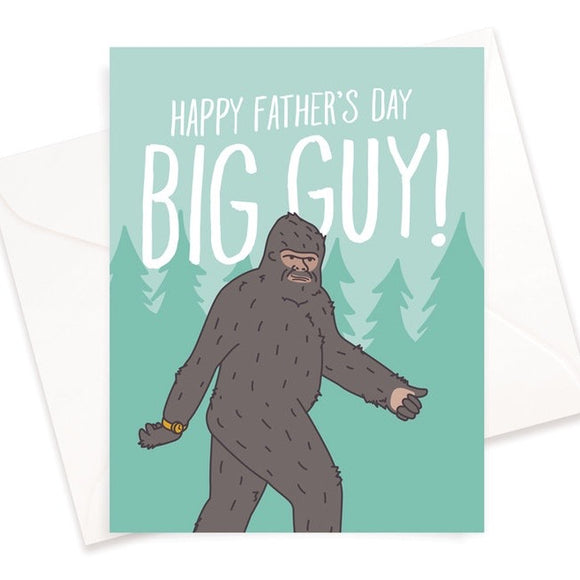 Sasquatch Father's Day Card