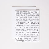 Holiday Activities Card
