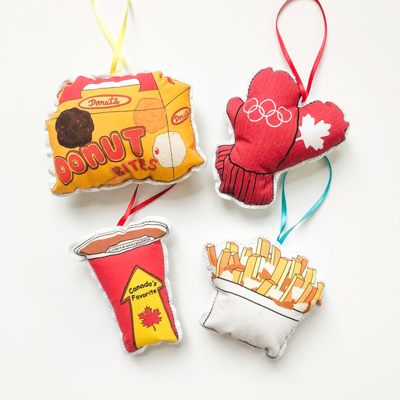 Canadian Faves Christmas Ornaments