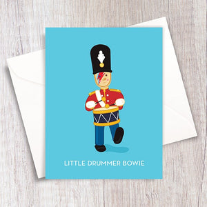 Little Drummer Bowie Card