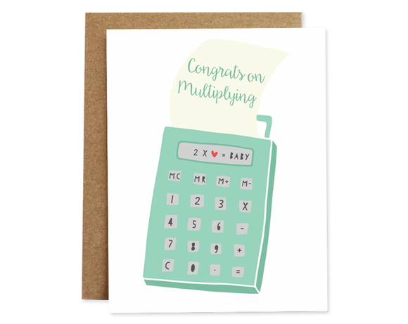 Congrats On Multiplying Card