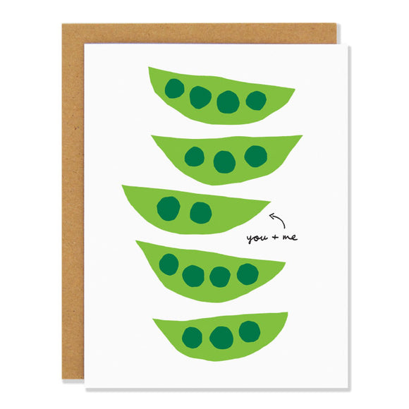 Two Peas In A Pod Card