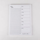 Plans & Lists Notepad
