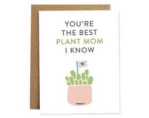 The Best Plant Mom Card