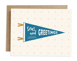 Seas + Greetings Card
