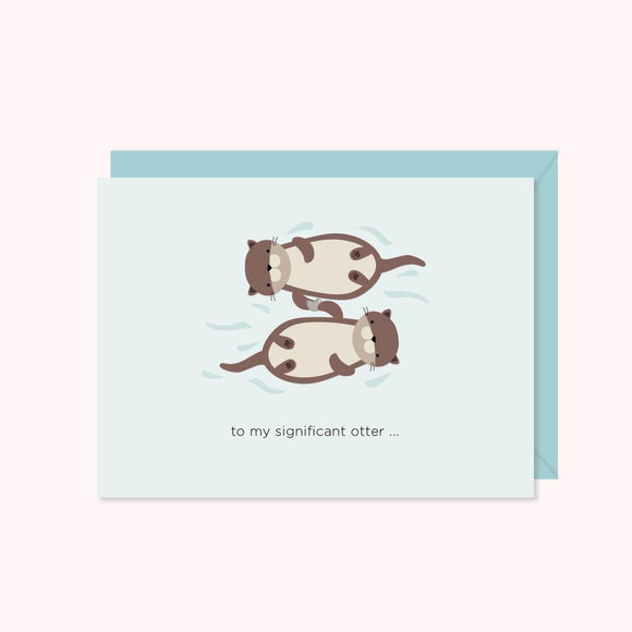 To My Significant Otter Card