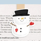 Snowman Magnetic Bookmark