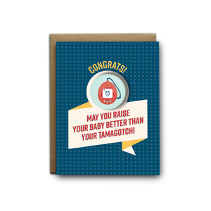 Tamagotchi Magnet Card