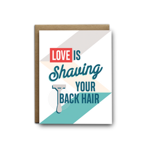 Love is Shaving Card